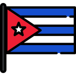 Cuban flag clip art