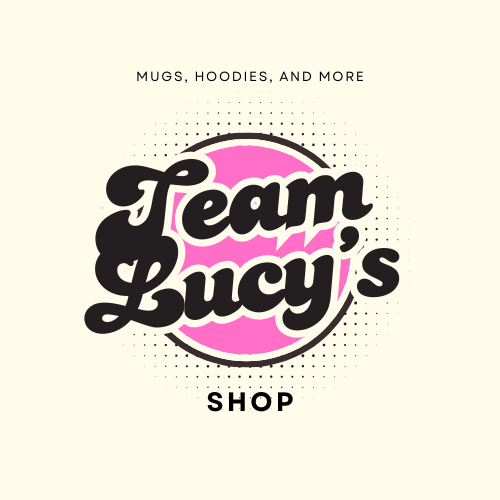 logos for team Asher and team Lucy's swag shops. these are both for fundraising the young author project's next endeavors.