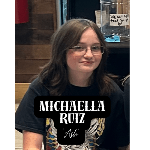 Michaella "Ash" Ruiz, author of The Art of Giving A Crap - bio picture